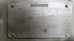 Siemens 100 HP 1790 RPM 444T Multi Speed Motors 81536
